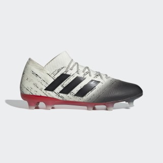 Chuteira Nemeziz 18.1 Campo Off White / Core Black / Active Red BB9425 Chuteira Nemeziz 18.1 Campo Off White / Core Black / Active Red BB9425