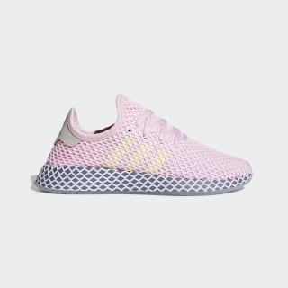 Tênis Deerupt Runner Clear Pink / Hi-Res Yellow / Raw Steel CG6091 Tênis Deerupt Runner Clear Pink / Hi-Res Yellow / Raw Steel CG6091