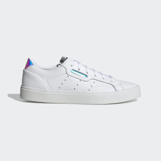 Tênis Sleek W Cloud White / Crystal White / Core Black EG2685 Tênis Sleek W Cloud White / Crystal White / Core Black EG2685