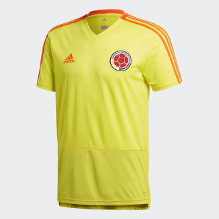 Camiseta de Entrenamiento Selección Colombia Bright Yellow / Solar Red CE6641 Camiseta de Entrenamiento Selección Colombia Bright Yellow / Solar Red CE6641