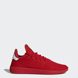 pharrell williams tennis hu shoes red