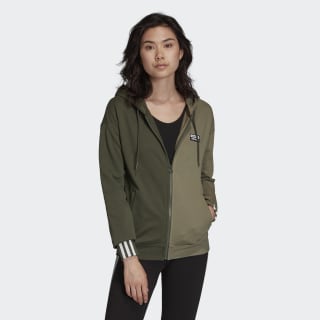 Chaqueta deportiva con capucha Shadow Green / Legacy Green FQ6666 Chaqueta deportiva con capucha Shadow Green / Legacy Green FQ6666