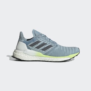 Tênis SolarBoost Ash Grey / Onix / Hi-Res Yellow B96285 Tênis SolarBoost Ash Grey / Onix / Hi-Res Yellow B96285