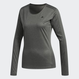 Camiseta Climalite 3-Stripes Cinder / Cinder / Black CV3848 Camiseta Climalite 3-Stripes Cinder / Cinder / Black CV3848