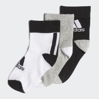 Ankle Socken, 3 Paar Black / Medium Grey Heather / White FN0997 Ankle Socken, 3 Paar Black / Medium Grey Heather / White FN0997