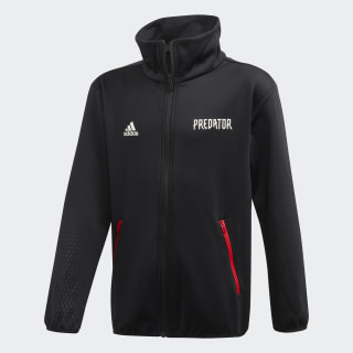 Predator Track Jacket Black / Vivid Red FL2755 Predator Track Jacket Black / Vivid Red FL2755