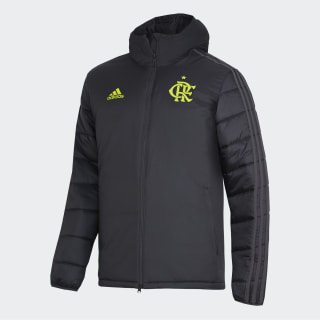 Jaqueta Winter CR Flamengo Carbon / Grey Six / Semi Solar Yellow DP2335 Jaqueta Winter CR Flamengo Carbon / Grey Six / Semi Solar Yellow DP2335