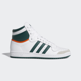 Top Ten Hi Schuh Cloud White / Collegiate Green / Orange EF2516 Top Ten Hi Schuh Cloud White / Collegiate Green / Orange EF2516