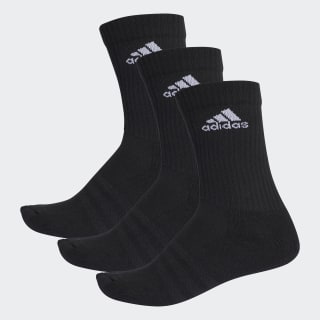 3-Stripes Performance Crew Socks Black / White / White AA2298 3-Stripes Performance Crew Socks Black / White / White AA2298