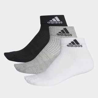 3-Streifen Performance Ankle Socken, 3 Paar Multicolor / Medium Grey Heather / White AA2287 3-Streifen Performance Ankle Socken, 3 Paar Multicolor / Medium Grey Heather / White AA2287