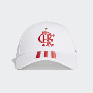 Boné Baseballl CR Flamengo 2 White / Scarlet / Black FJ0972 Boné Baseballl CR Flamengo 2 White / Scarlet / Black FJ0972