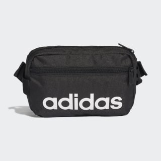 Bolsa de Cintura Linear Core Black / Black / White DT4827 Bolsa de Cintura Linear Core Black / Black / White DT4827