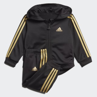 Shiny Jogger Set Black / Gold Metallic FM6381 Shiny Jogger Set Black / Gold Metallic FM6381