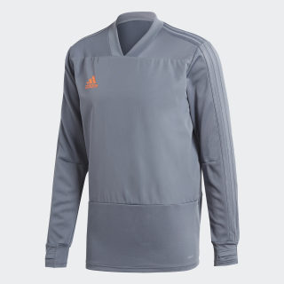 Maglia da allenamento Condivo 18 Player Focus Grey / Orange CF4382 Maglia da allenamento Condivo 18 Player Focus Grey / Orange CF4382