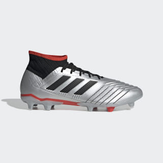 Chimpunes de Fútbol Predator 19.2 Terreno Firme Silver Metallic / Core Black / Hi-Res Red F35601 Chimpunes de Fútbol Predator 19.2 Terreno Firme Silver Metallic / Core Black / Hi-Res Red F35601