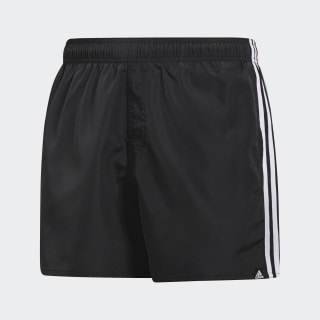 Shorts Natação 3-Stripes Black / White CV5137 Shorts Natação 3-Stripes Black / White CV5137