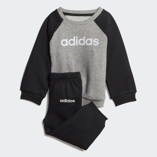 Conjunto Linear Fleece Jogger Medium Grey Heather / Black / White DV1266 Conjunto Linear Fleece Jogger Medium Grey Heather / Black / White DV1266