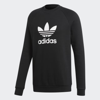 Trefoil Warm-Up Crew Sweatshirt Black CW1235 Trefoil Warm-Up Crew Sweatshirt Black CW1235