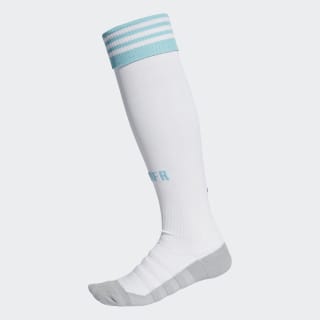 Medias Titulares Selección Argentina White / Light Aqua DN6711 Medias Titulares Selección Argentina White / Light Aqua DN6711