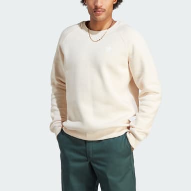 Männer Originals Trefoil Essentials Sweatshirt Beige