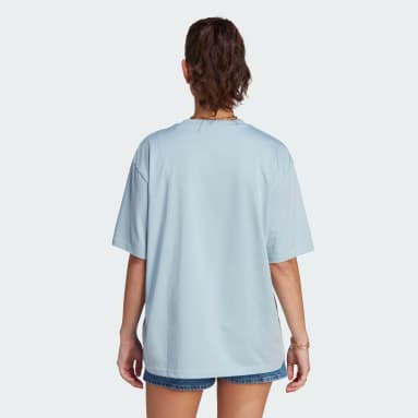 Camiseta Lounge Graphic Azul Mujer Sportswear