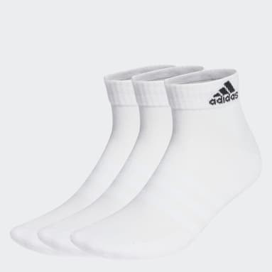 Shop adidas Basic Prime Green Men's White Ankle Socks - The Pro Shop