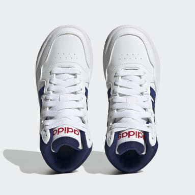 Chaussure Hoops Mid blanc Enfants 4-8 Years Sportswear