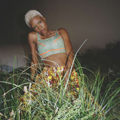 adidas by Stella McCartney TruePurpose Printed Crop Top