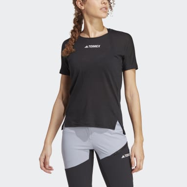 T-shirt de Trail Running em Lã TERREX Agravic Pro Preto Mulher TERREX
