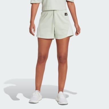 Women Sportswear Green adidas Sportswear Future Icons 3-Stripes Shorts