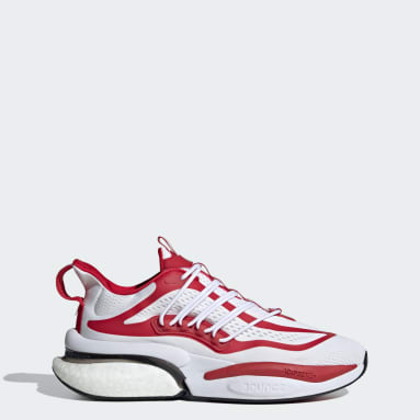 Men's Sportswear White Rutgers Alphaboost V1 Shoes