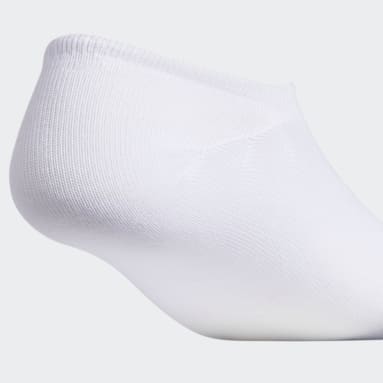 Men's Training White Linear Superlite Super-No-Show Socks 6 Pairs