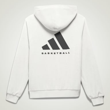 Blusa Moletom Capuz adidas Basketball Velour