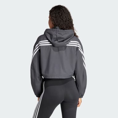 Women Sportswear Black Future Icons 3-Stripes WIND.RDY Jacket