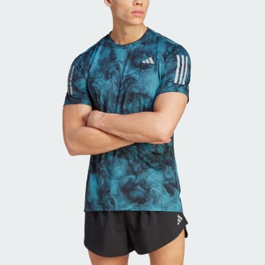 Adidas Own the Run Allover Print Tee