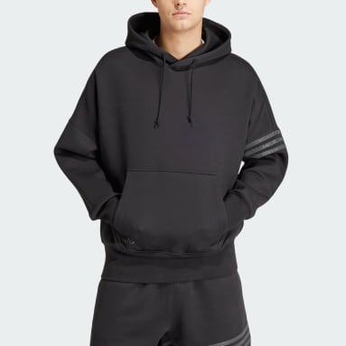 Adidas Men's Original Trefoil Street Graphic Front Pocket Active Pullover  Hoodie