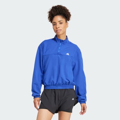 AEROREADY Train Essentials Woven Quarter-Zip Fermuarlı Üst