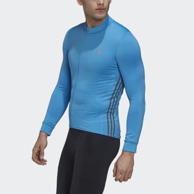 Men's Skiing Blue The COLD.RDY Long Sleeve Cycling Jersey