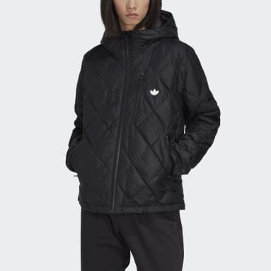 Männer Originals Down Quilted Puffer Daunenjacke Schwarz
