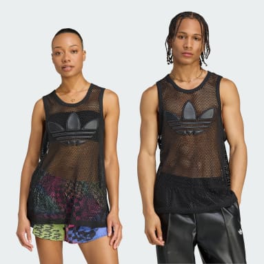 Top de malla adidas x Jeremy Scott Pride