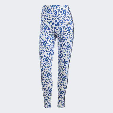 Essentials 3-Stripes Animal Print Leggings