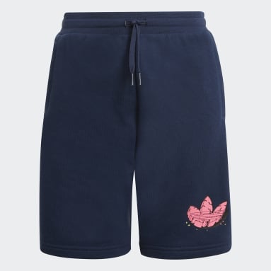Youth Originals Blue Funny Dino Graphic Shorts