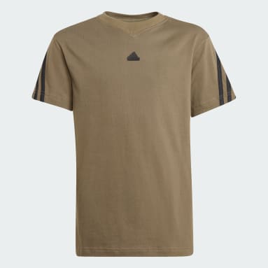 Kids Training Green Future Icons 3-Stripes Tee