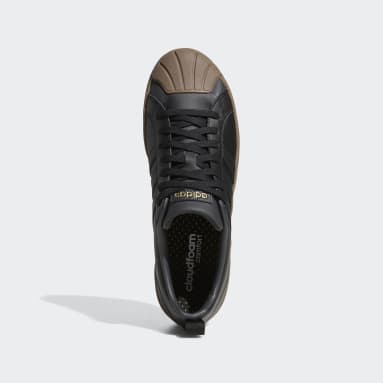 Men Sportswear Black Streetcheck Cloudfoam Court Low Shoes