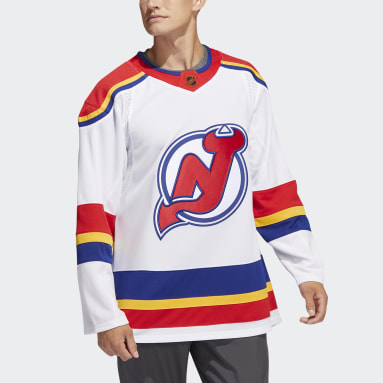 adidas Avalanche Authentic Reverse Retro Wordmark Jersey - White, Men's  Hockey