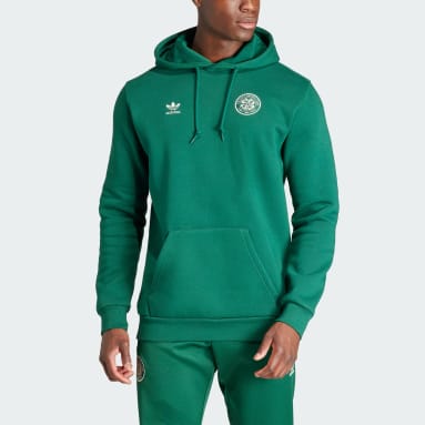 Felpa con cappuccio Essentials Trefoil Celtic FC Verde Uomo Calcio