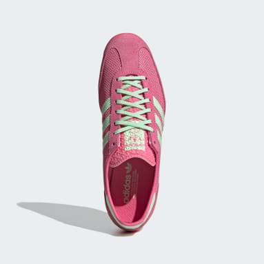 Adidas shoes color pink top