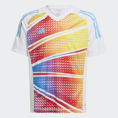 Maillot graphique Tiro 23 blanc Adolescents 8-16 Years Soccer