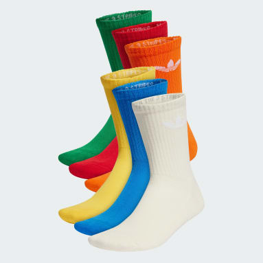 Meias de Cano Médio Acolchoadas Trefoil – 6 pares Bege Originals