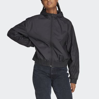 Women sportswear Black 퓨쳐 아이콘 우븐 윈드브레이커